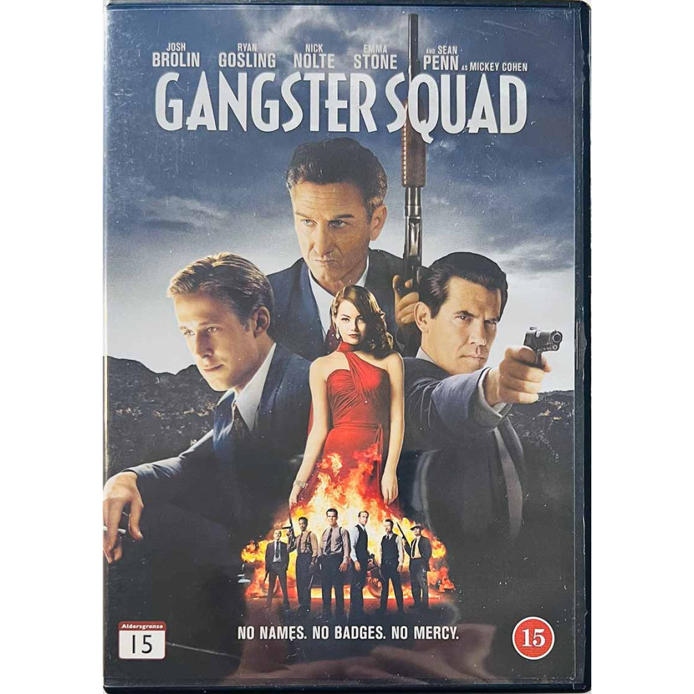 DVD - Elokuva DVD Gangster Squad  kansi EX levy EX Käytetty DVD