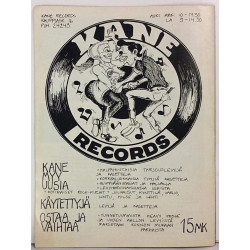 Lehti 1980 No.1 Eino Grön,Kane Records,Ruisrock Magazine