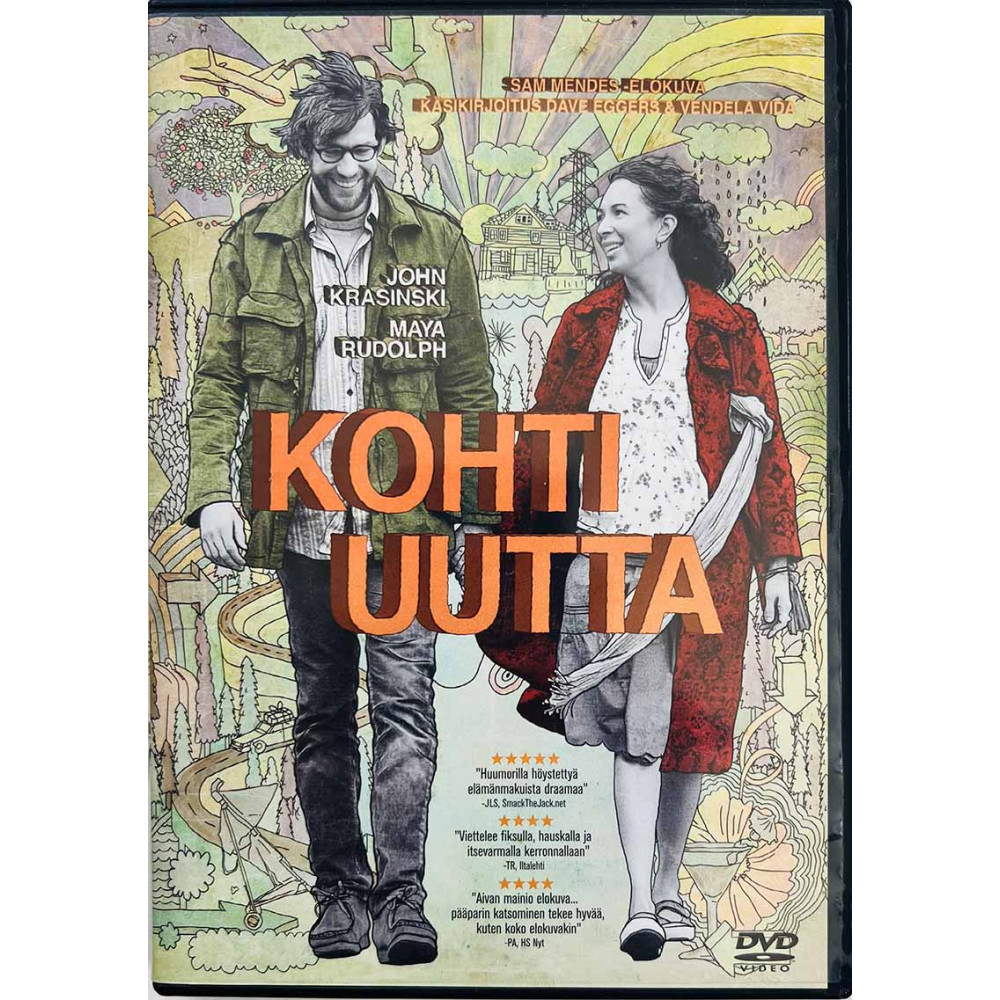 DVD - Elokuva DVD Kohti uutta - away we go  kansi EX levy EX- Käytetty DVD
