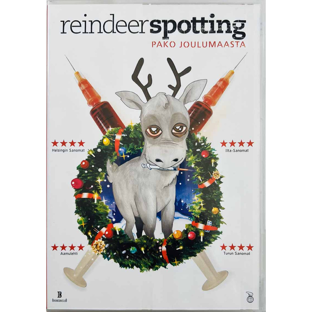 DVD - Elokuva DVD Reindeerspotting pako joulumaasta  kansi EX levy EX Käytetty DVD