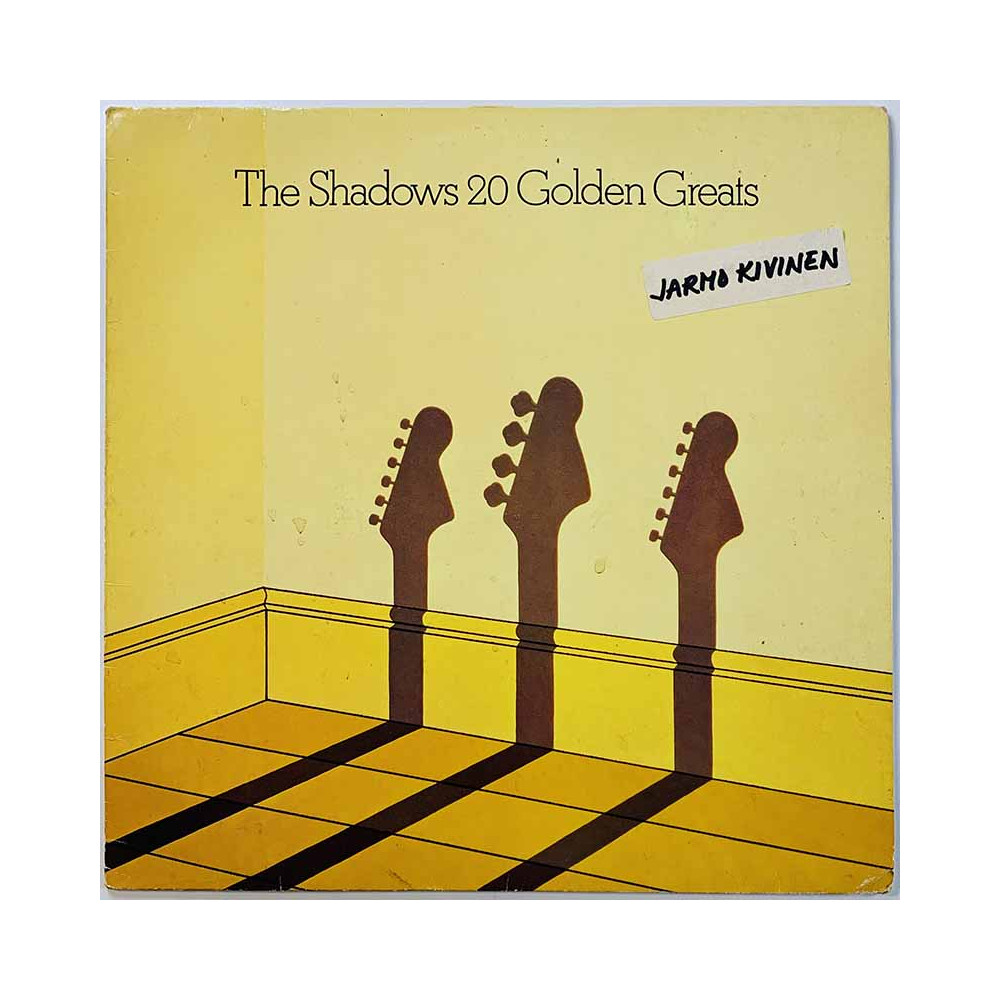 Shadows LP 20 Golden Greats  kansi VG- levy G+ Käytetty LP