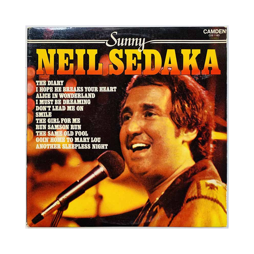 Sedaka Neil LP Sunny  kansi EX- levy EX- Käytetty LP