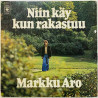 Aro Markku LP Niin käy kun rakastuu  kansi VG- levy G Käytetty LP