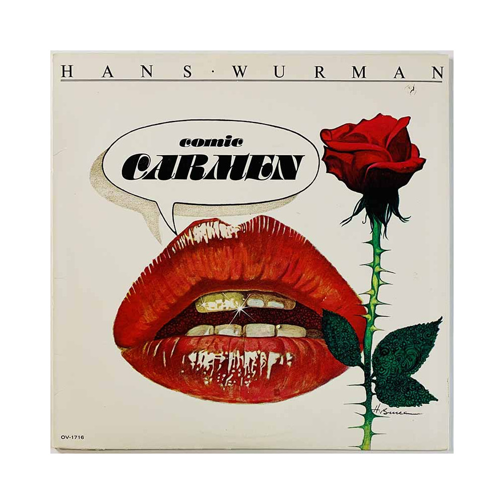 Wurman Hans LP Comic Carmen  kansi VG+ levy EX- Käytetty LP