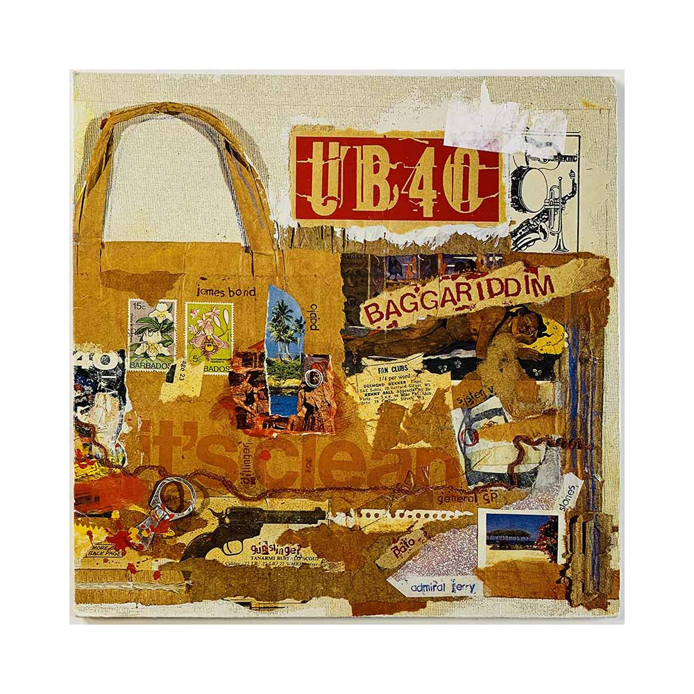 UB40 LP Baggariddim LP + 12-inch maxi  kansi G+ levy VG+ Käytetty LP