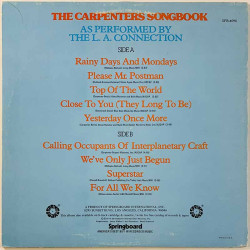 L. A. Connection LP The Hits Of The Carpenters  kansi VG levy EX Käytetty LP