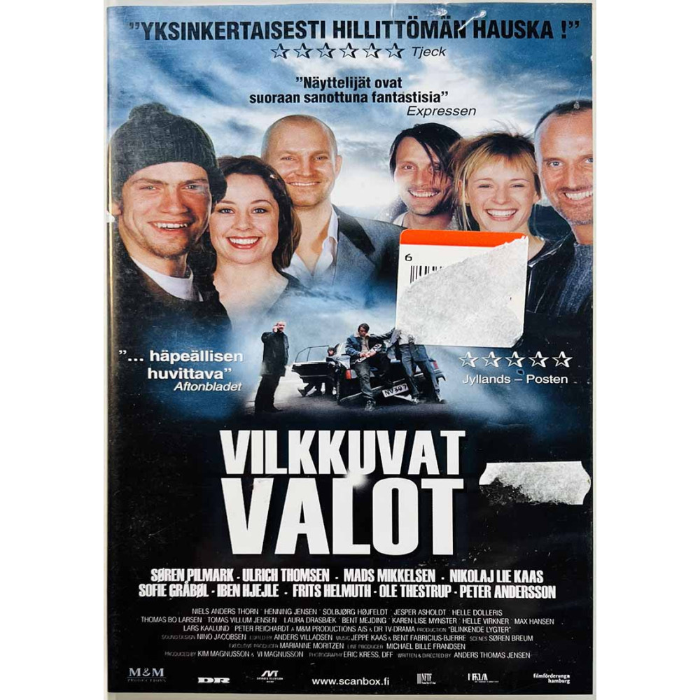 VHS-videokasetti suomitekstitys 2000  Vilkkuvat valot VHS video