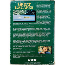 VHS-videokasetti: Wild America - Great escape kansipaperi VG , kasetin kunto EX VHS video