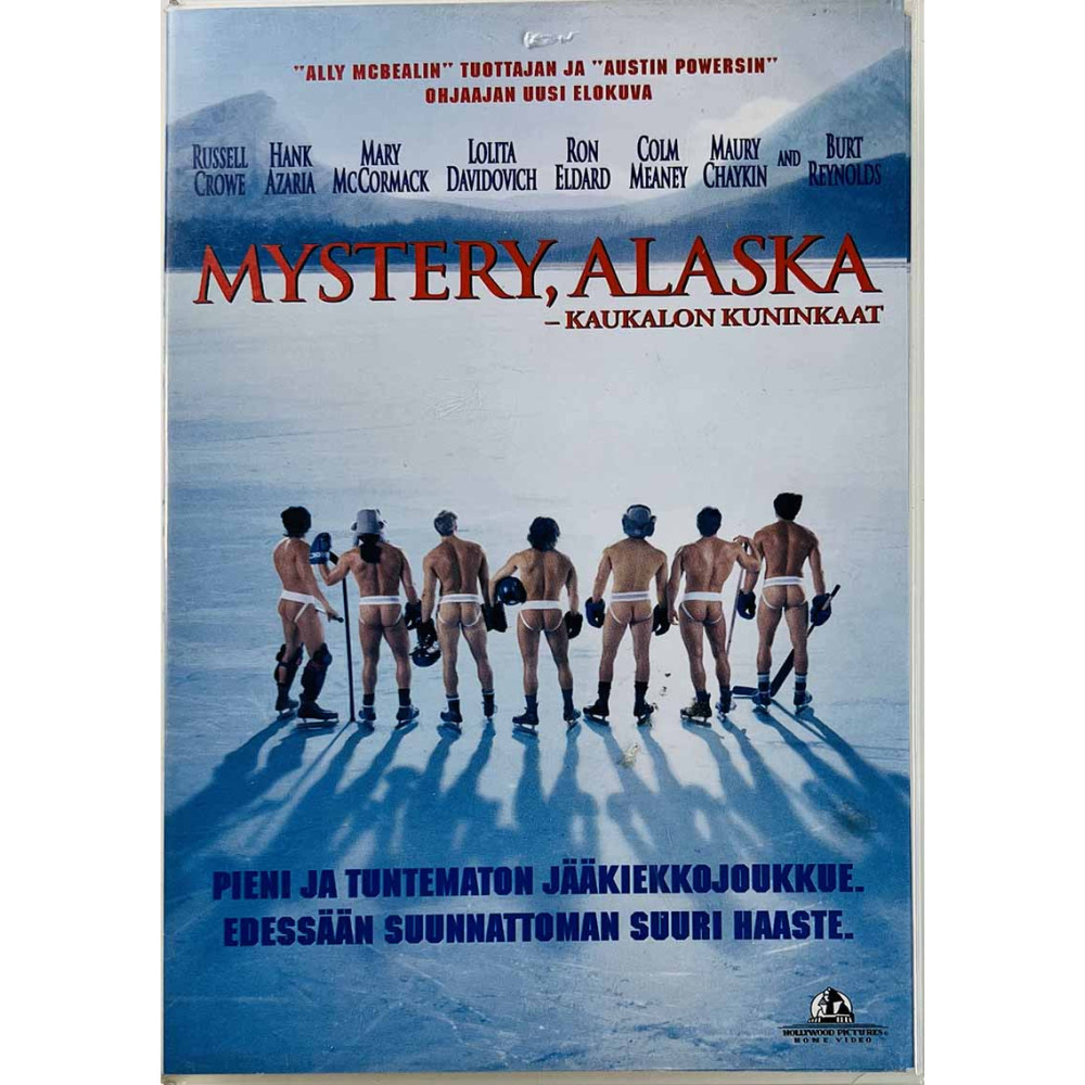 VHS-videokasetti suomitekstitys: Mystery Alaska - Kaukalon kuninkaat kansipaperi EX- , kasetin kunto EX VHS video