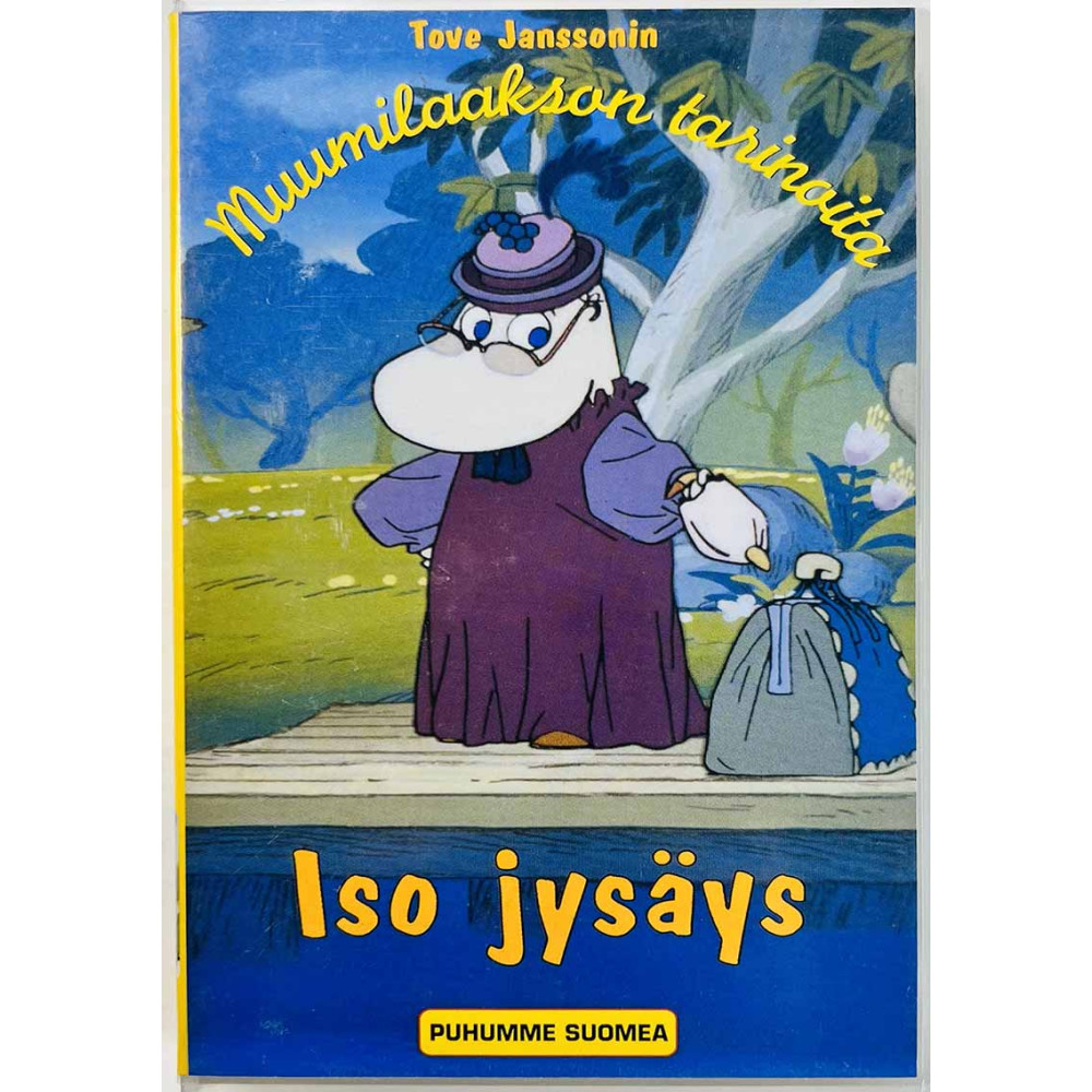 VHS-videokasetti: Muumilaakson tarinoita - Iso jysäys kansipaperi EX , kasetin kunto EX VHS video