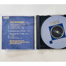 Hämeenniemi Eero - Hannele Segerstam CD Violin Concerto, Symphonies 1 & 2  kansi EX- levy EX Käytetty CD
