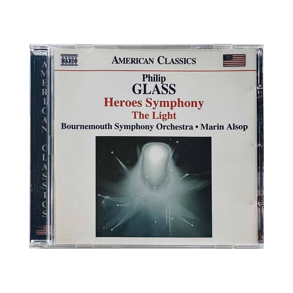Glass Philip CD Heroes Symphony, The Light  kansi EX- levy EX Käytetty CD