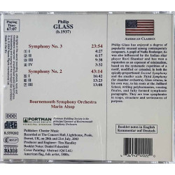 Glass Philip 2004 8.559202 Symphony No. 2, Symphony No. 3 CD Begagnat
