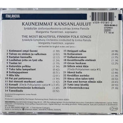 Haverinen Margareta, Jorma Panula CD Kauneimmat Kansanlaulut  kansi EX- levy EX Käytetty CD