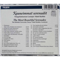 Ylioppilaskunnan Laulajat, Matti Hyökki CD Kauneimmat serenadit  kansi EX- levy EX- Käytetty CD