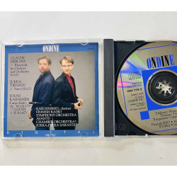 Debussy Claude, Tiensuu, Kaipainen CD Rhapsody For Clarinet And Orchestra  kansi EX- levy EX Käytetty CD