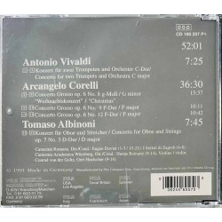 Vivaldi / Corelli / Albinoni CD Italian Baroque Masters  kansi VG+ levy EX Käytetty CD