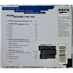 Sessions Roger CD Duo For Violin And Violoncello  kansi EX- levy EX Käytetty CD