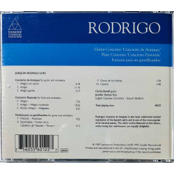 Rodrigi Joaquin CD Guitar Concerto, Concierto De Aranjuez  kansi EX levy EX Käytetty CD