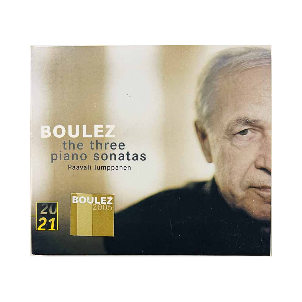 Boulez - Paavali Jumppanen CD The Three Piano Sonatas  kansi EX- levy EX Käytetty CD