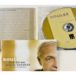 Boulez - Paavali Jumppanen CD The Three Piano Sonatas  kansi EX- levy EX Käytetty CD