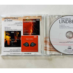 Lindberg Magnus, Sakarí Oramo CD Sculpture / Campana In Aria  kansi EX- levy EX Käytetty CD