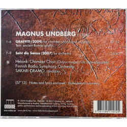Lindberg Magnus, Sakarí Oramo CD Graffiti // Seht Die Sonne  kansi EX- levy EX Käytetty CD