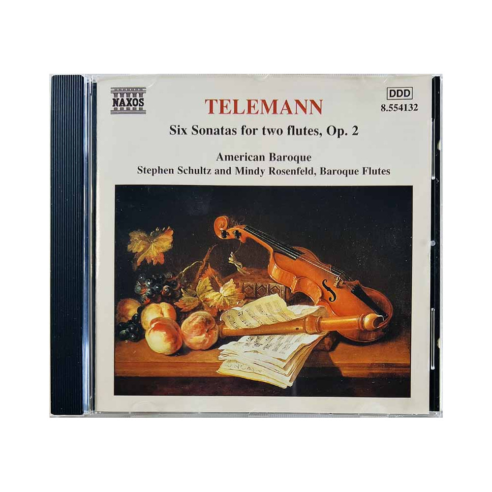 Telemann Philipp Georg 1998 8.554132 Six Sonatas For Two Flutes, Op. 2 CD Begagnat
