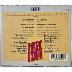 Kortekangas Olli 1990 ODE 749-2 Grand Hotel / Memoria CD Begagnat