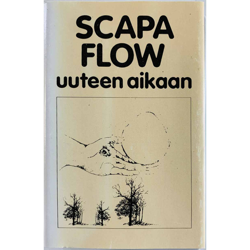 Scapa Flow: Uuteen Aikaan kansipaperi VG+ , musiikkikasetin kunto VG+ käytetty kasetti