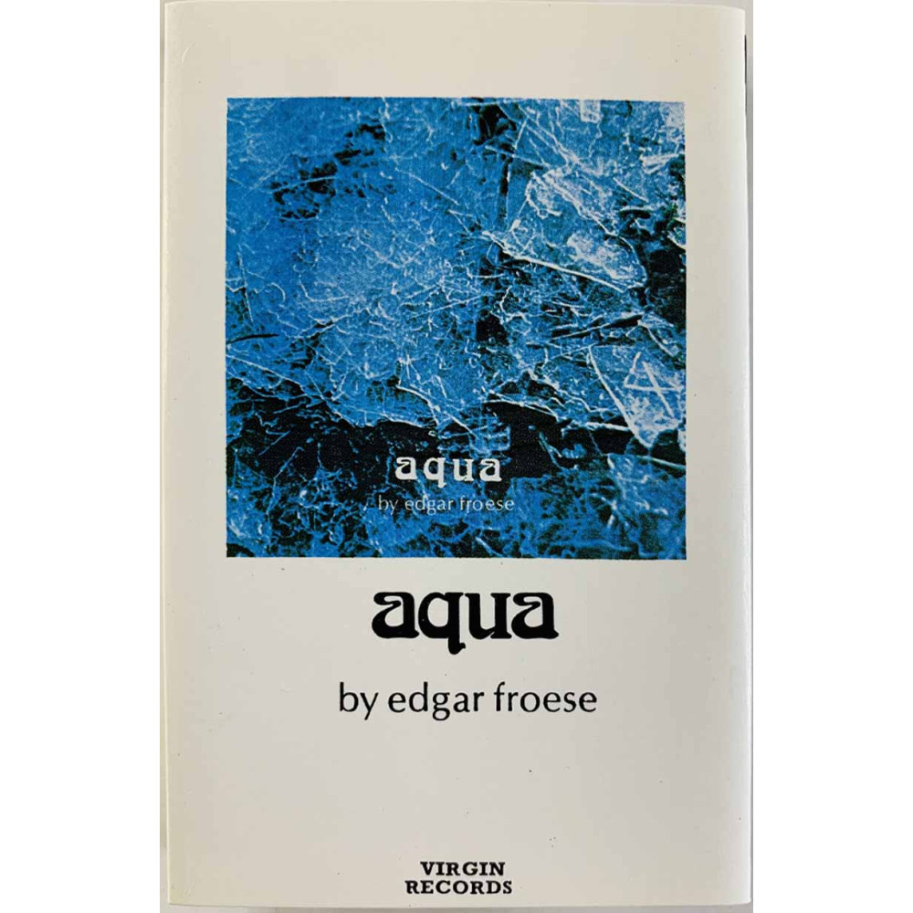 Froese Edgar: Aqua kansipaperi EX , musiikkikasetin kunto EX- käytetty kasetti