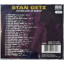 Getz Stan 1995 IGOCD 2137 Interlude In Bebop CD