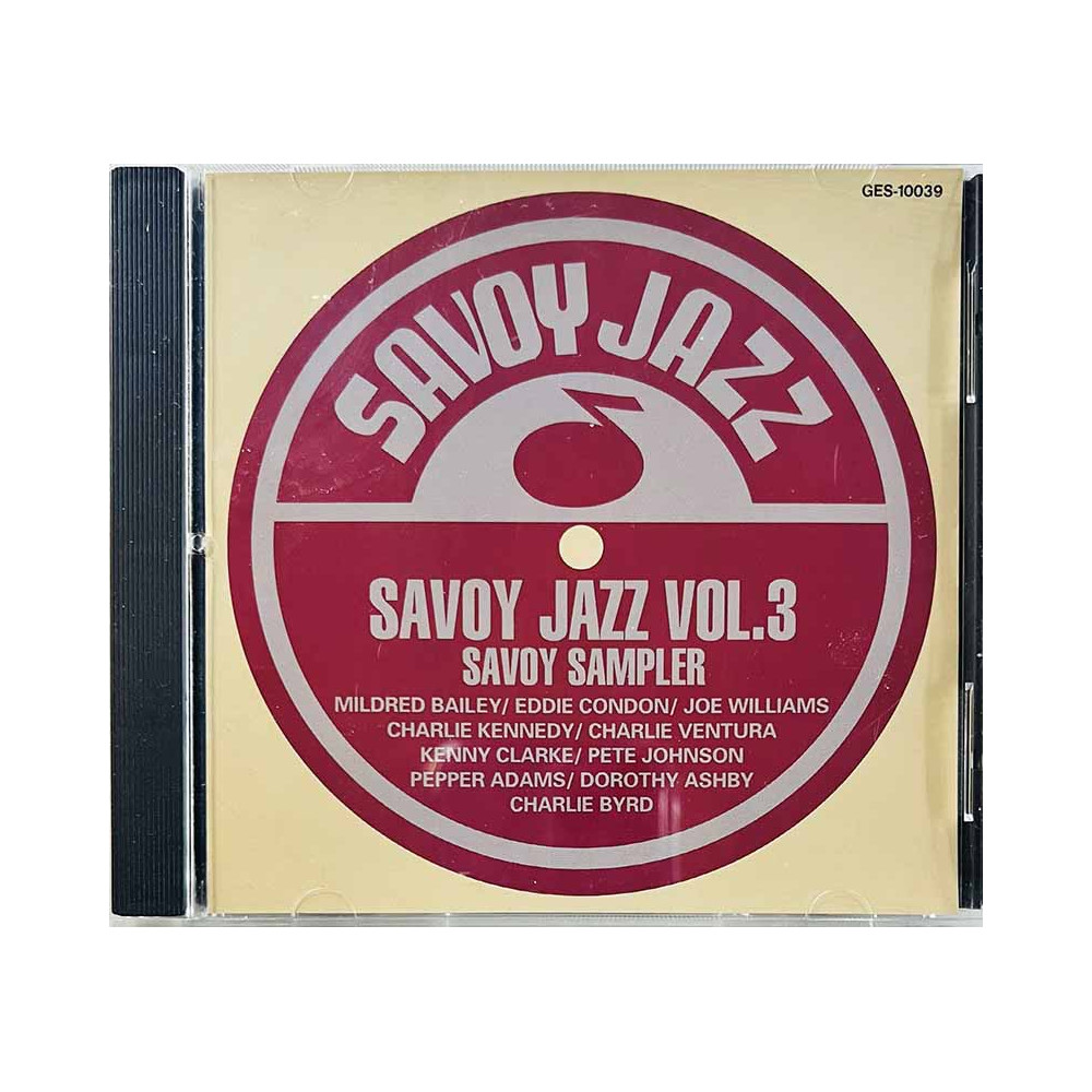 Charlie Byrd, Charlie Ventura ym. CD-levy Savoy Jazz Vol.3 CD-levy