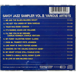 Charlie Byrd, Charlie Ventura ym. CD-levy Savoy Jazz Vol.3 CD-levy