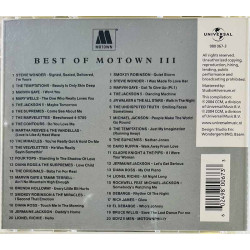 Stevie Wonder, Diana Ross, Marvelettes 1962-91  Best of Motown III 2CD CD