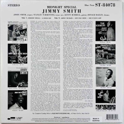 Incredible Jimmy Smith 1961 ST-84078 Midnight Special LP