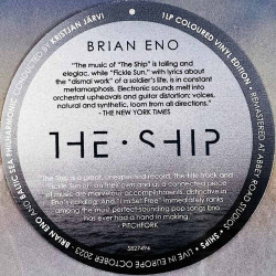 Eno Brian LP The Ship, coloured vinyl edition  vinyyli LP