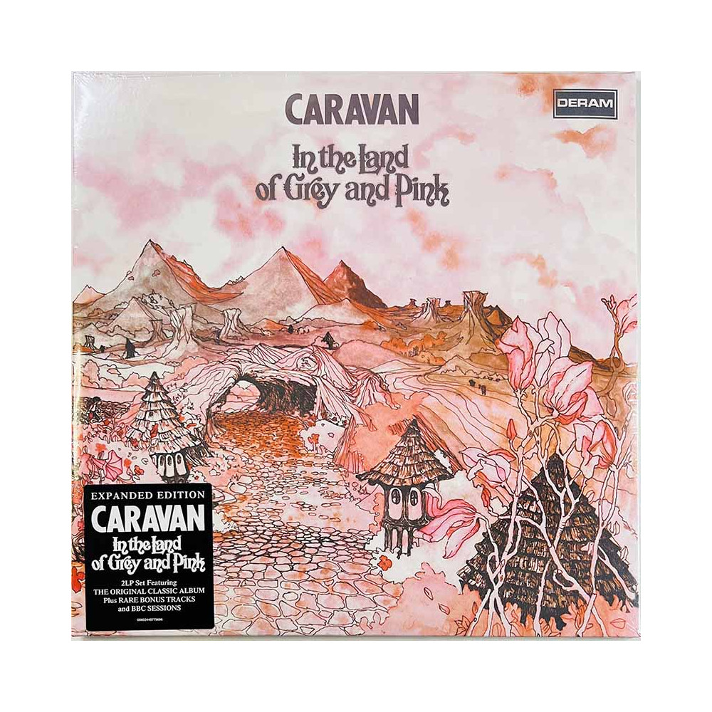 Caravan 1971 487 756-9 In the land of grey and pink, pink/grey vinyl 2LP LP