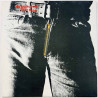 Rolling Stones LP Sticky Fingers  kansi EX levy EX Käytetty LP