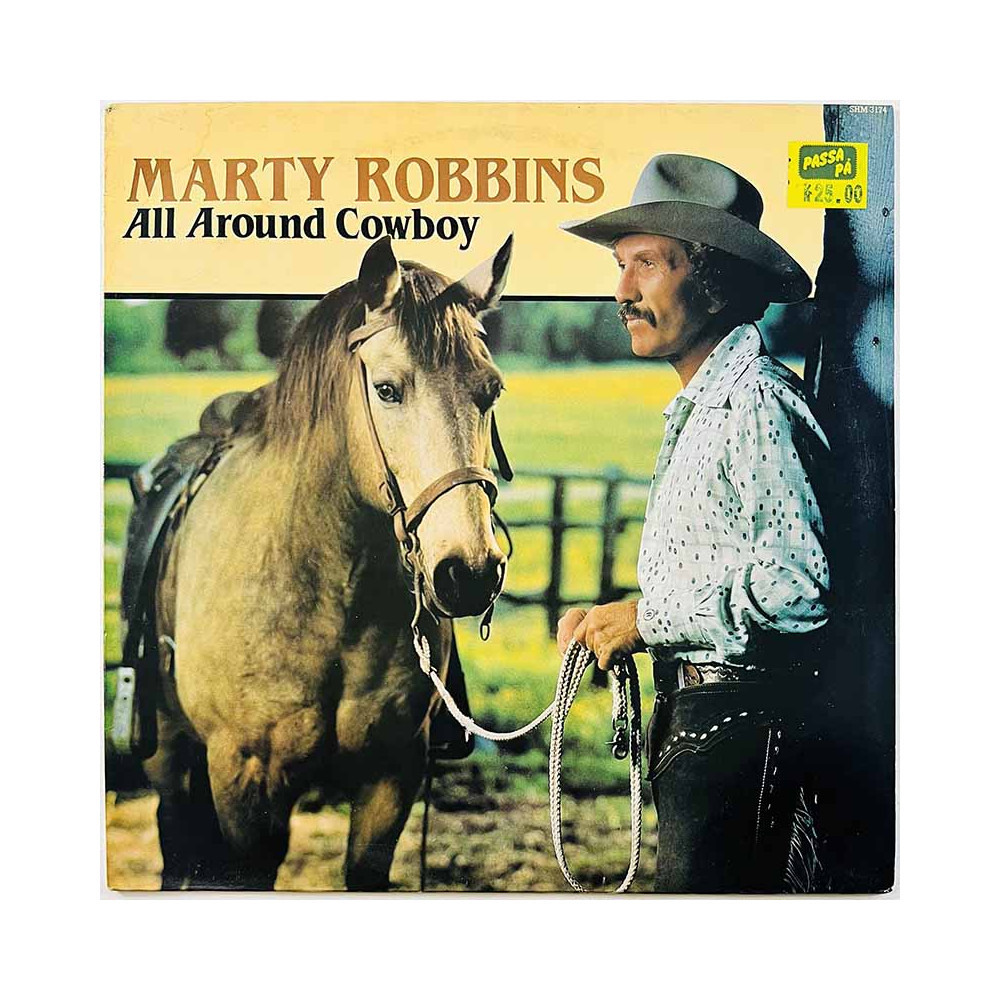 Robbins Marty LP All Around Cowboy  kansi VG+ levy EX Käytetty LP
