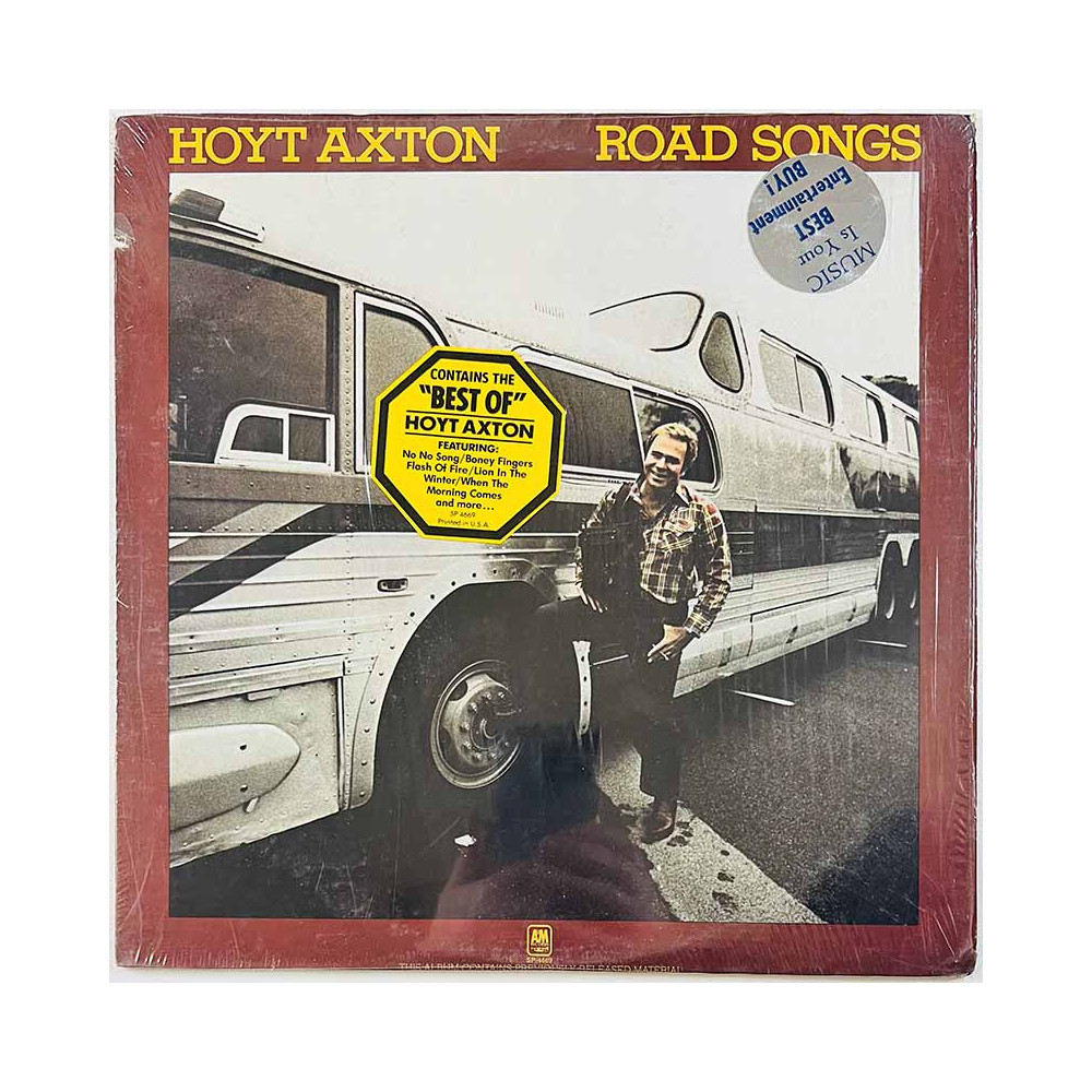Axton Hoyt LP Road Songs  kansi EX- levy EX Käytetty LP