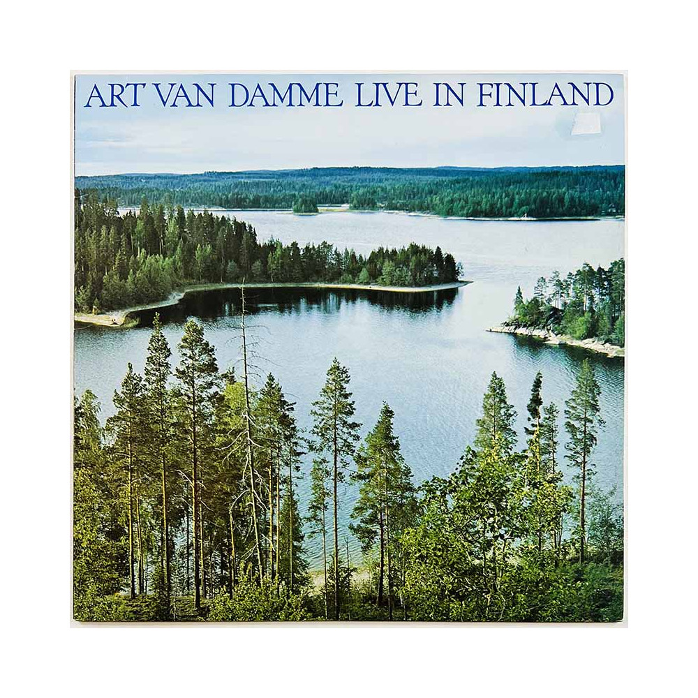 Art Van Damme LP Live in Finland  kansi EX levy EX Käytetty LP