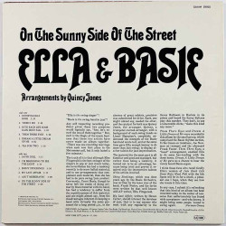 Ella & Basie LP On The Sunny Side Of The Street  kansi VG levy EX Käytetty LP