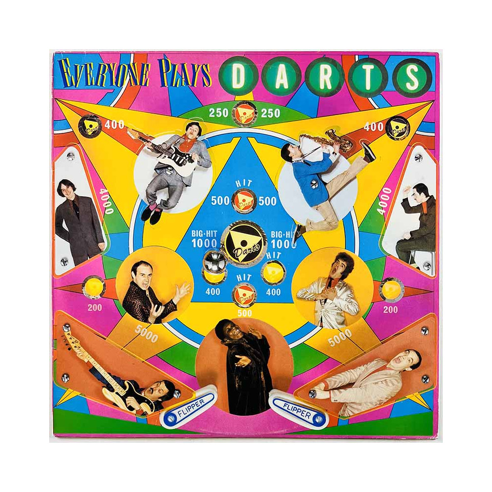 Darts LP Everyone Plays Darts  kansi EX- levy EX Käytetty LP
