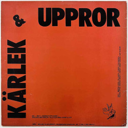 Ebba Grön LP Kärlek & Uppror  kansi VG levy VG+ Käytetty LP