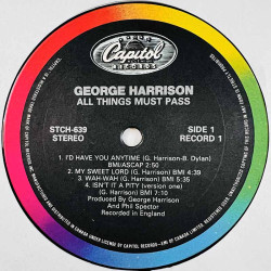Harrison George 1970 STCH-639 All things must pass 3LP Begagnat LP
