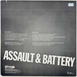 Rose Tattoo 1981 WTG 19312 Assault & Battery Begagnat LP