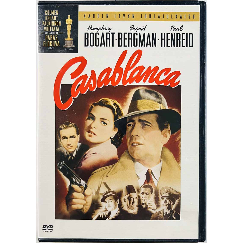 DVD - Elokuva DVD Casablanca 2DVD  kansi EX levy EX Käytetty DVD