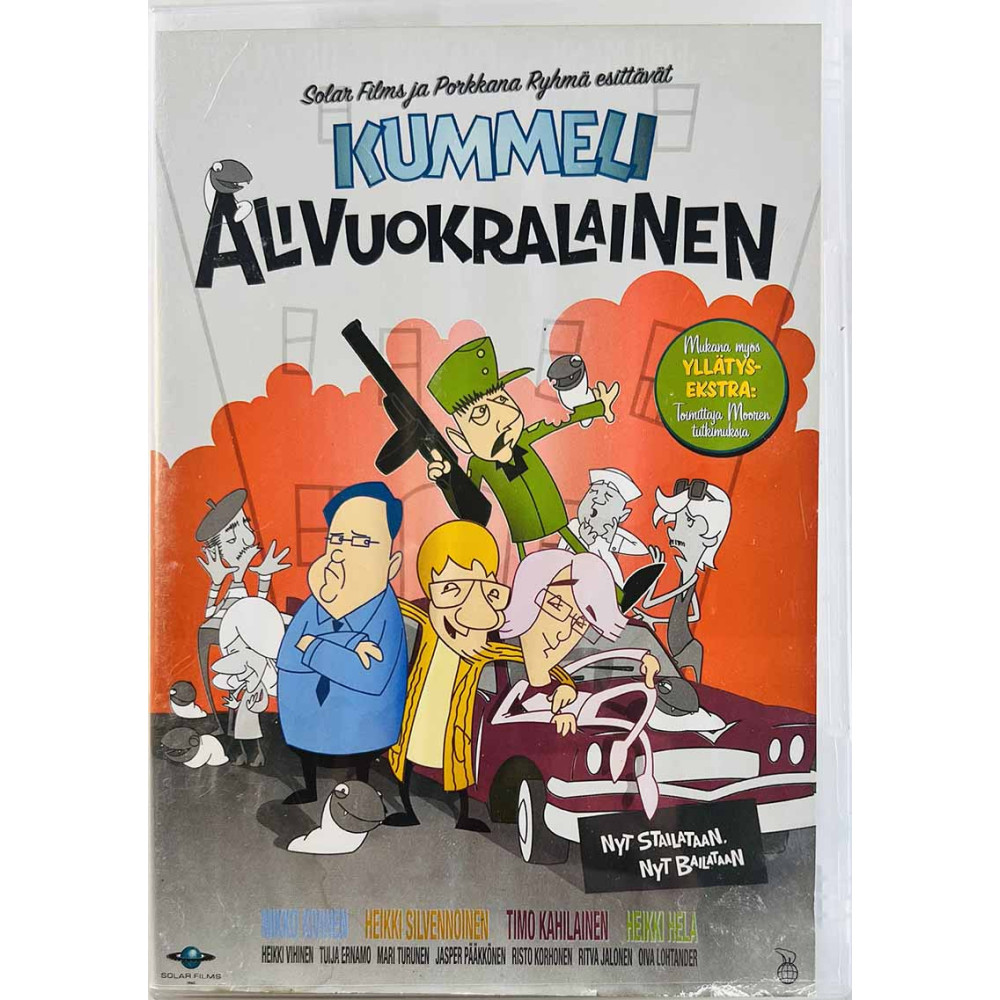 DVD - Elokuva DVD Kummeli Alivuokralainen  kansi VG+ levy EX Käytetty DVD