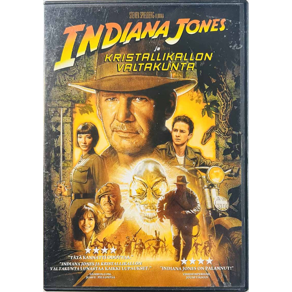 DVD - Elokuva 2008  Indiana Jones ja Kristallikallion valtakunta DVD Begagnat